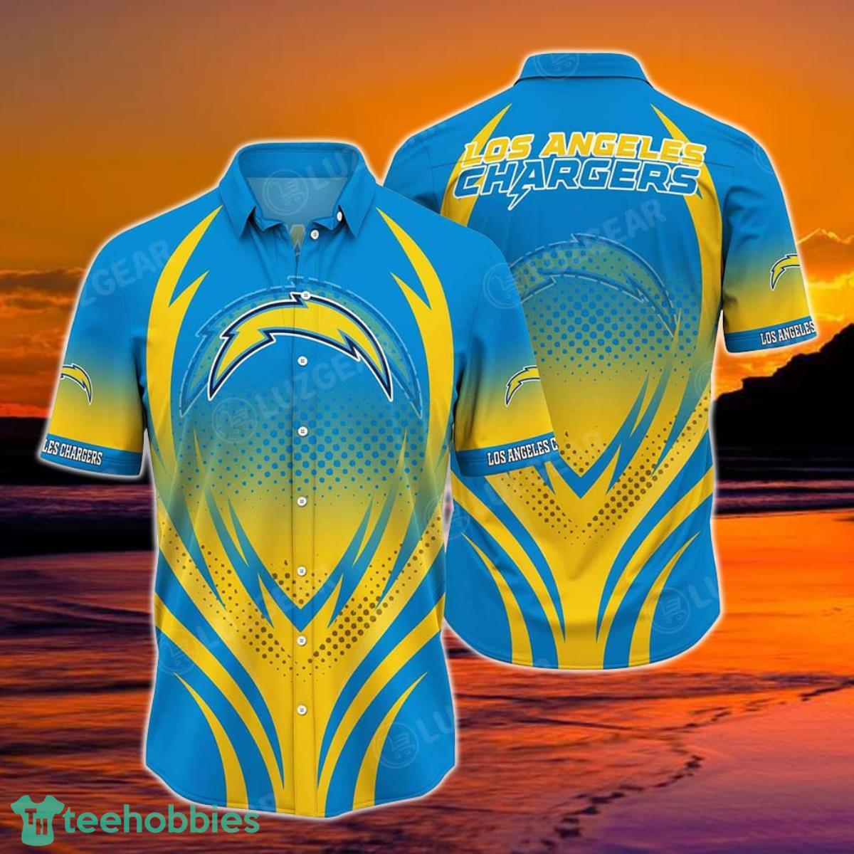 Los Angeles Chargers NFL Hawaiian Shirt Short Style Hot Trending Summer For Awesome Product Photo 1
