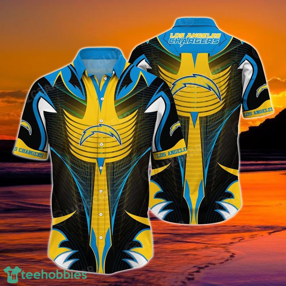 Los Angeles Chargers NFL Hawaiian Shirt, Trending Beach Shirt Short Style For Awesome Fans Product Photo 1