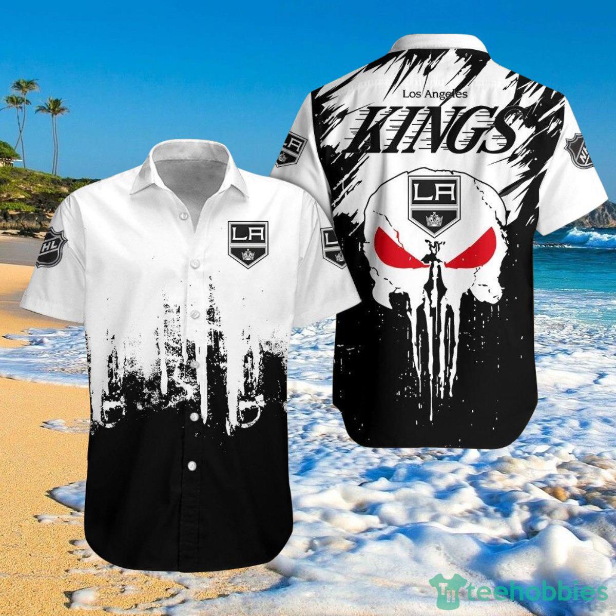 Los Angeles Kings Shirts Skull Short Sleeve Product Photo 1
