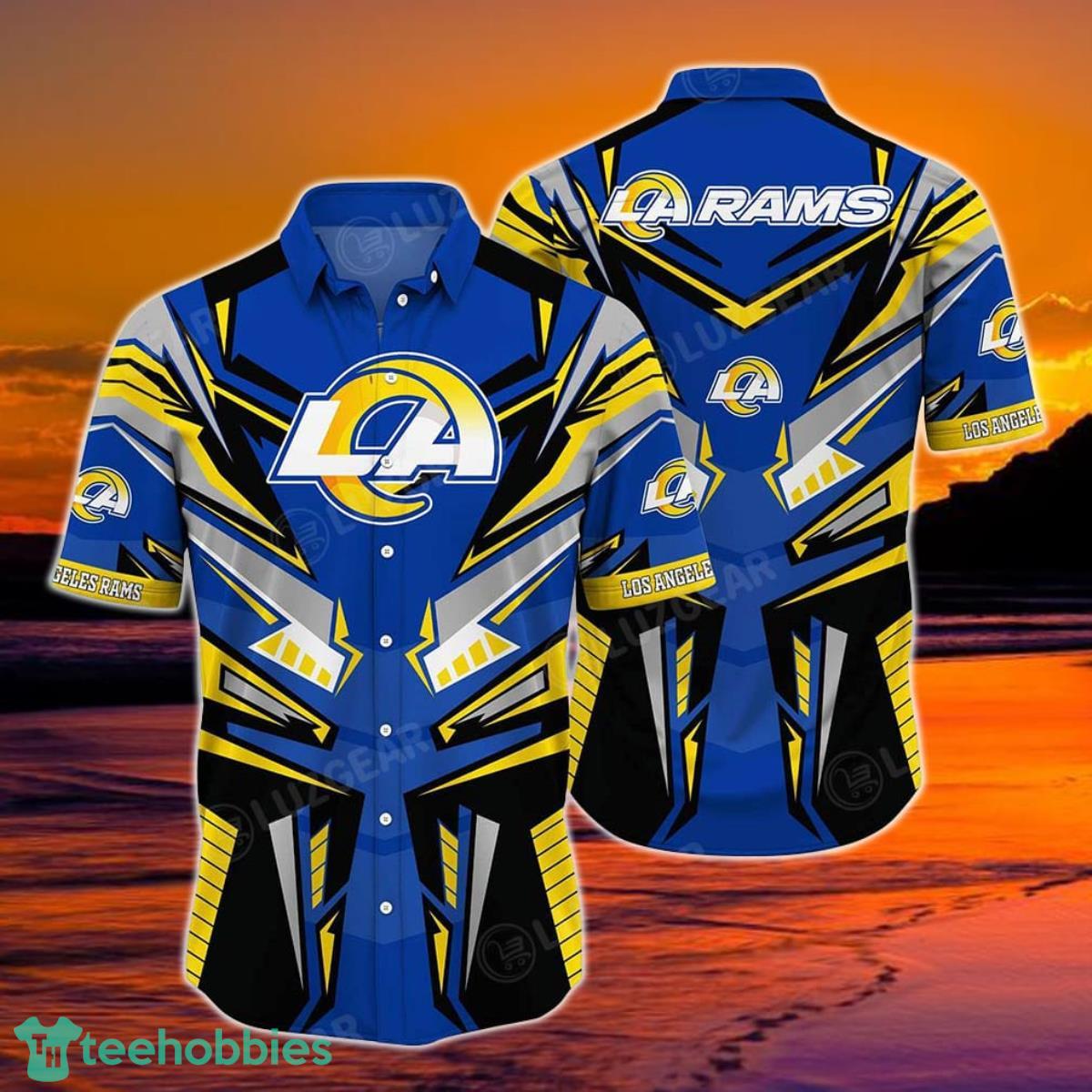 Los Angeles Rams NFL Hawaiian Shirt Short Style Hot Trending Summer For Awesome Fans Product Photo 1