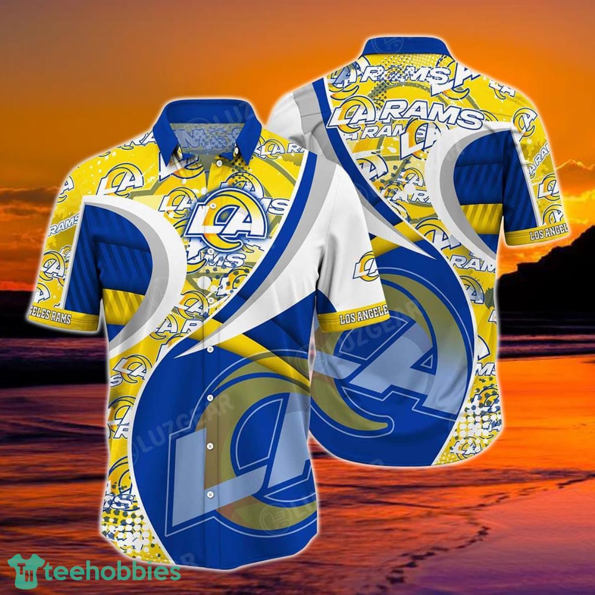 Los Angeles Rams NFL Hawaiian Shirt Style 3D Trending Summer For Awesome Fans Product Photo 1