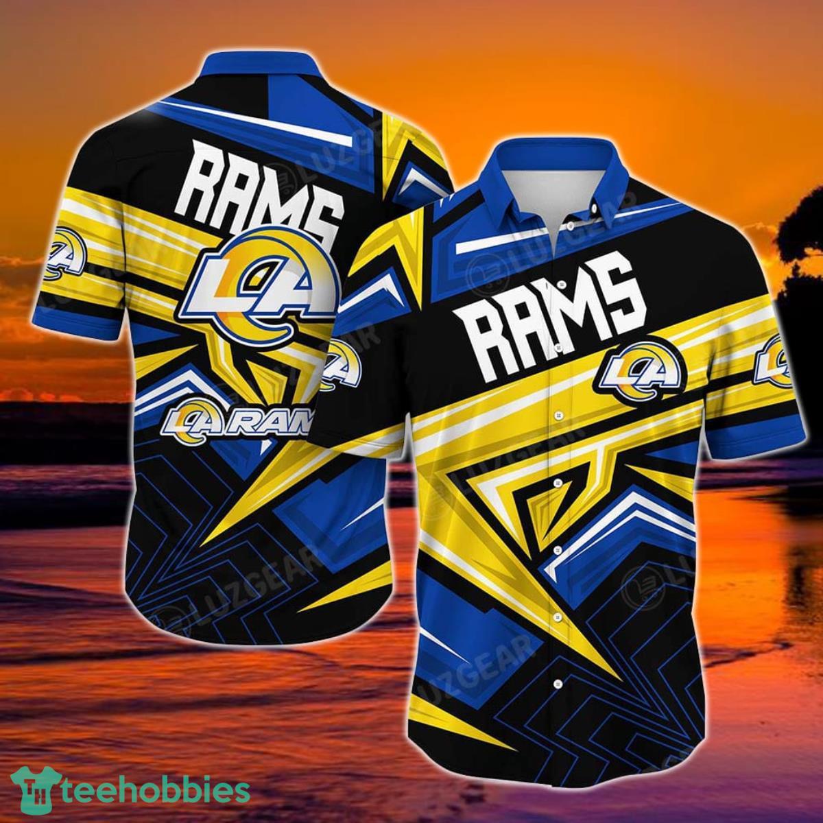 Los Angeles Rams NFL Hawaiian Shirt, Trending Summer For Sports Fans Product Photo 1