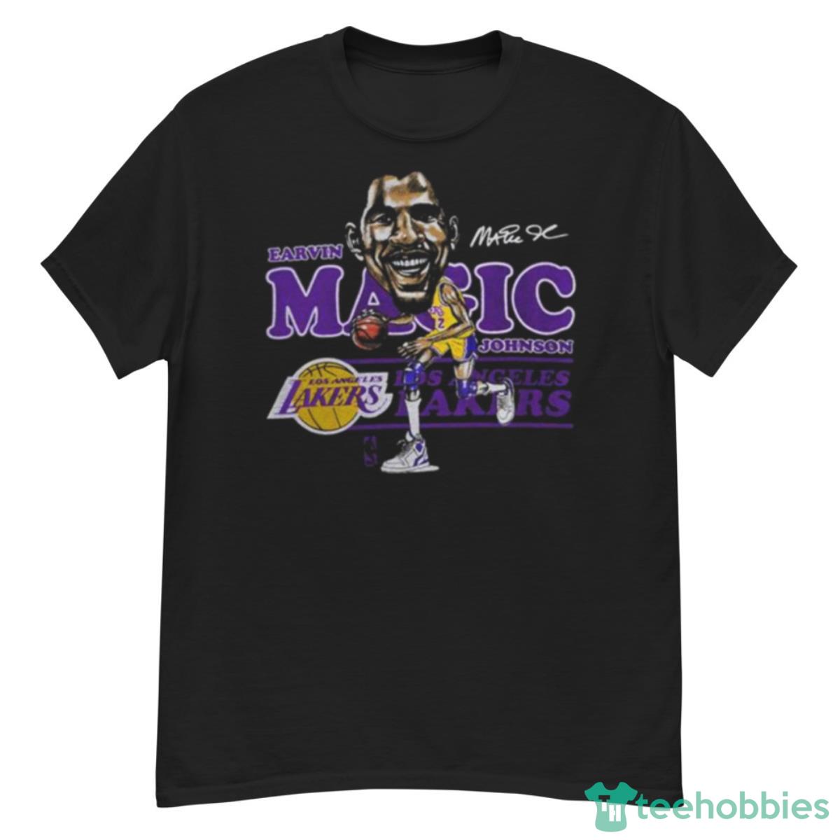 Magic Johnson Los Angeles Lakers HWC Cartoon Shirt - G500 Men’s Classic T-Shirt