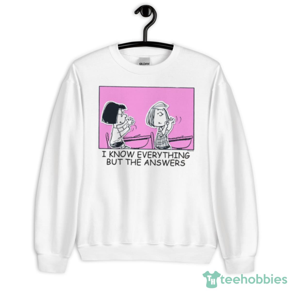 Marcie & Peppermint Patty Counting Peanuts Shirt - Unisex Heavy Blend Crewneck Sweatshirt