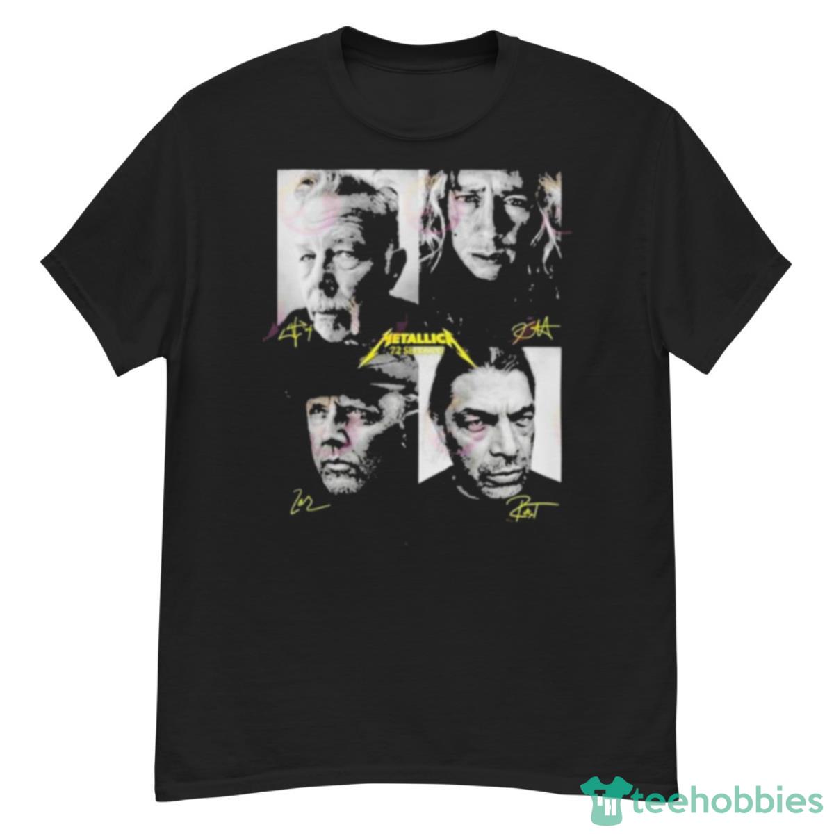 Metallica 72 Seasons Four Members Signature Shirt - G500 Men’s Classic T-Shirt