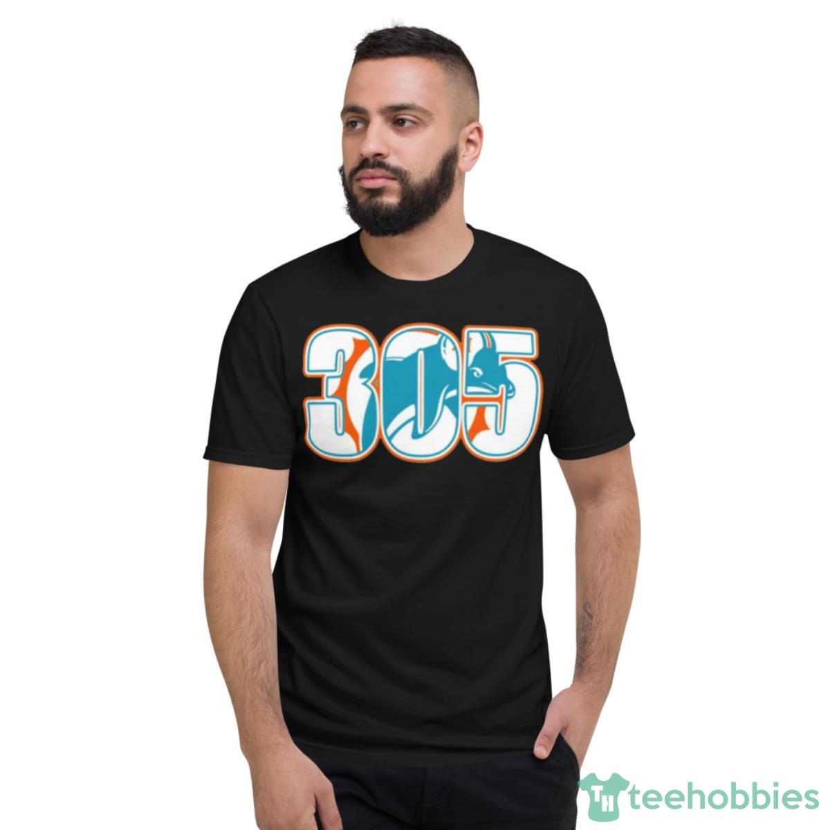 Miami Dolphins 305 Shirt - Short Sleeve T-Shirt