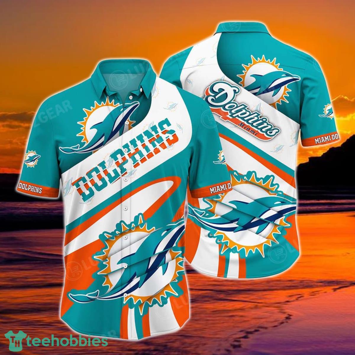 Miami Dolphins NFL Beach Shirt For Sports Best Fans This Summer NFL Hawaiian Shirt Product Photo 1