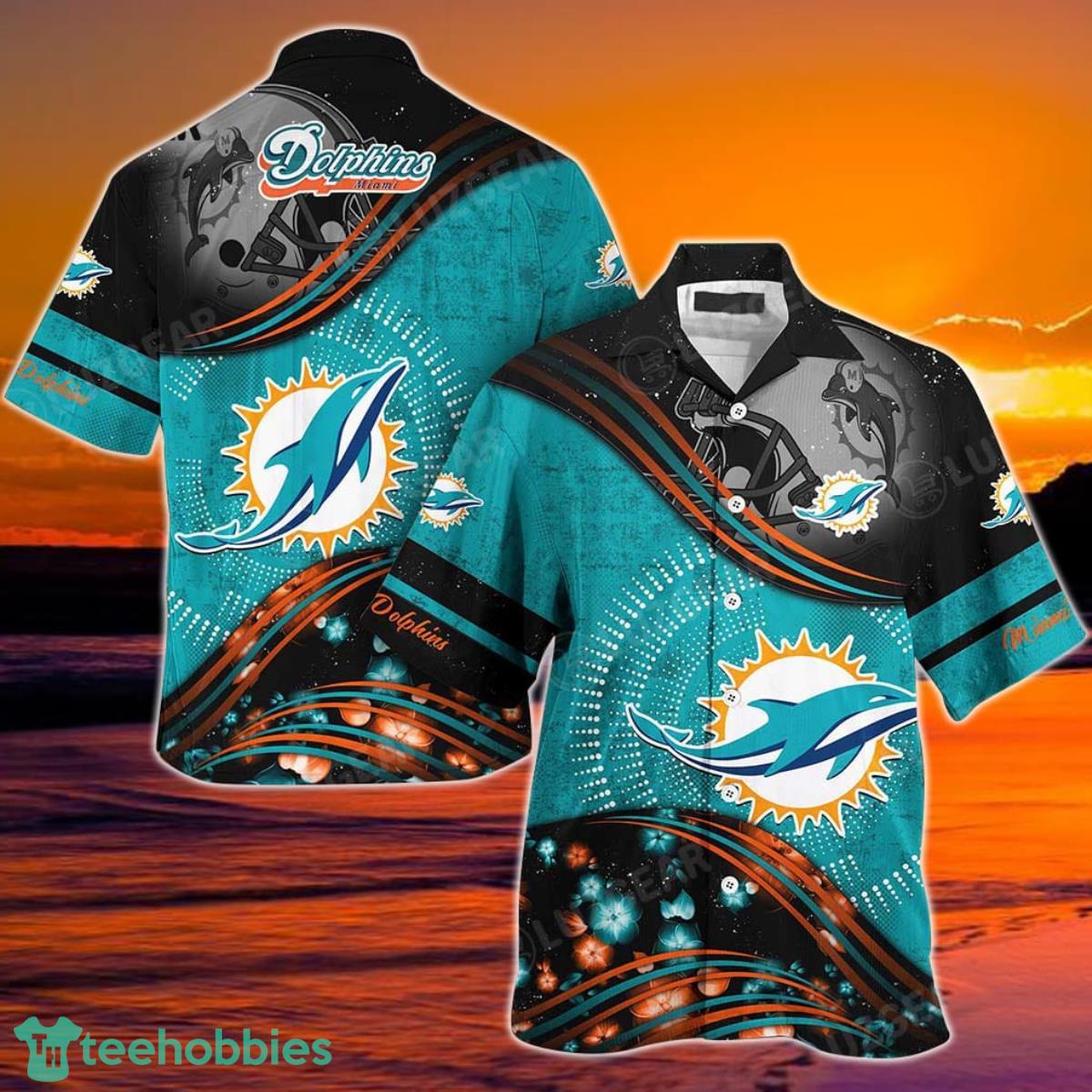 NFL Miami Dolphins Hawaiian Shirt Best Gift Miami Dolphins