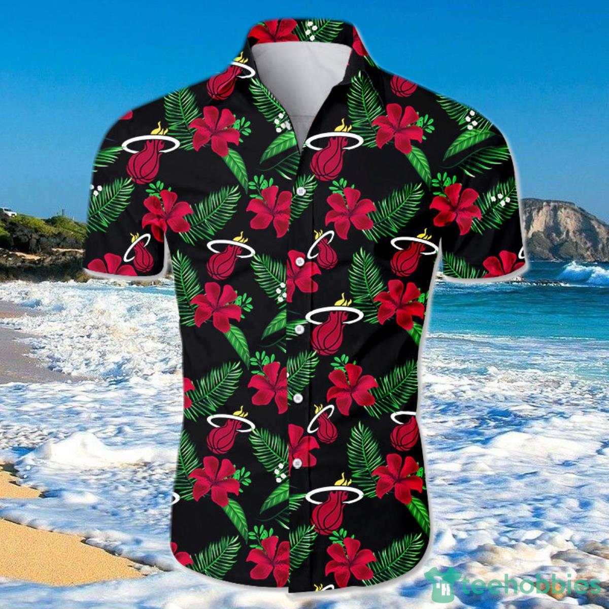 Miami Heat Hawaiian Shirt For Men And Women Small Flowers Product Photo 1 Miami Heat Hawaiian Shirt For Men And Women Small Flowers Product Photo 1
