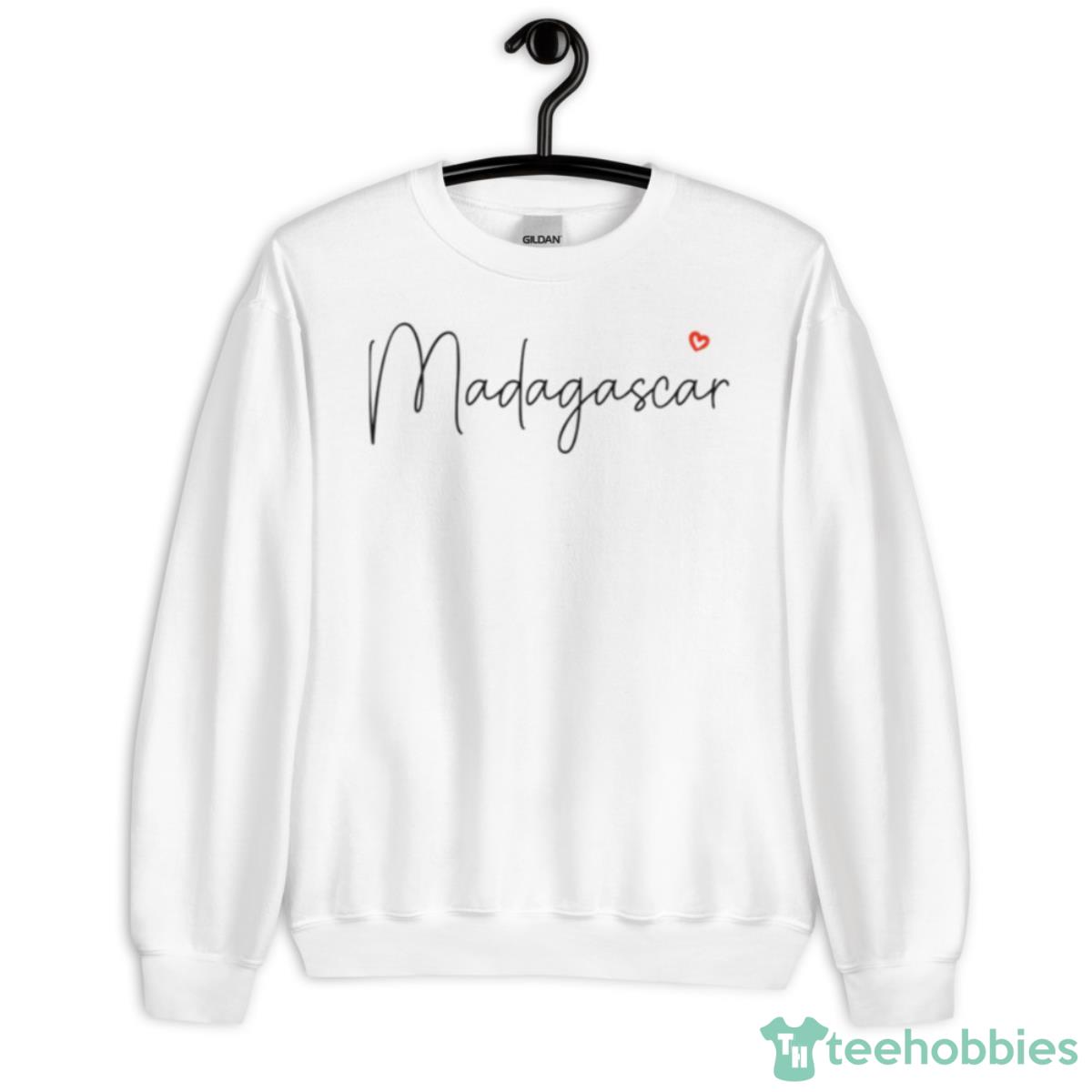 Minimalist Text Logo Madagascar Shirt - Unisex Heavy Blend Crewneck Sweatshirt