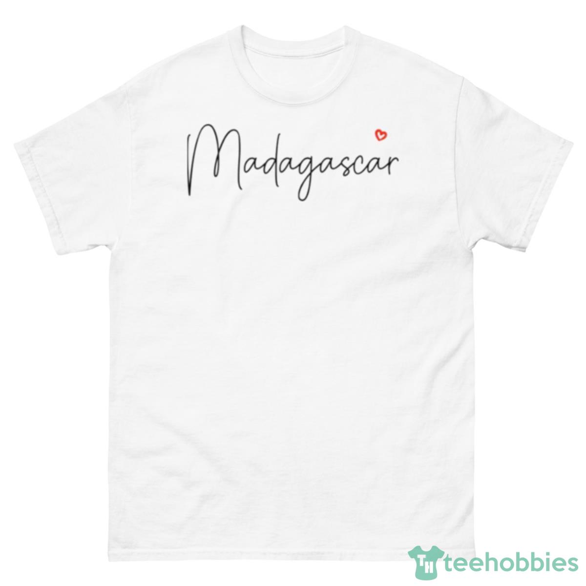Minimalist Text Logo Madagascar Shirt - 500 Men’s Classic Tee Gildan