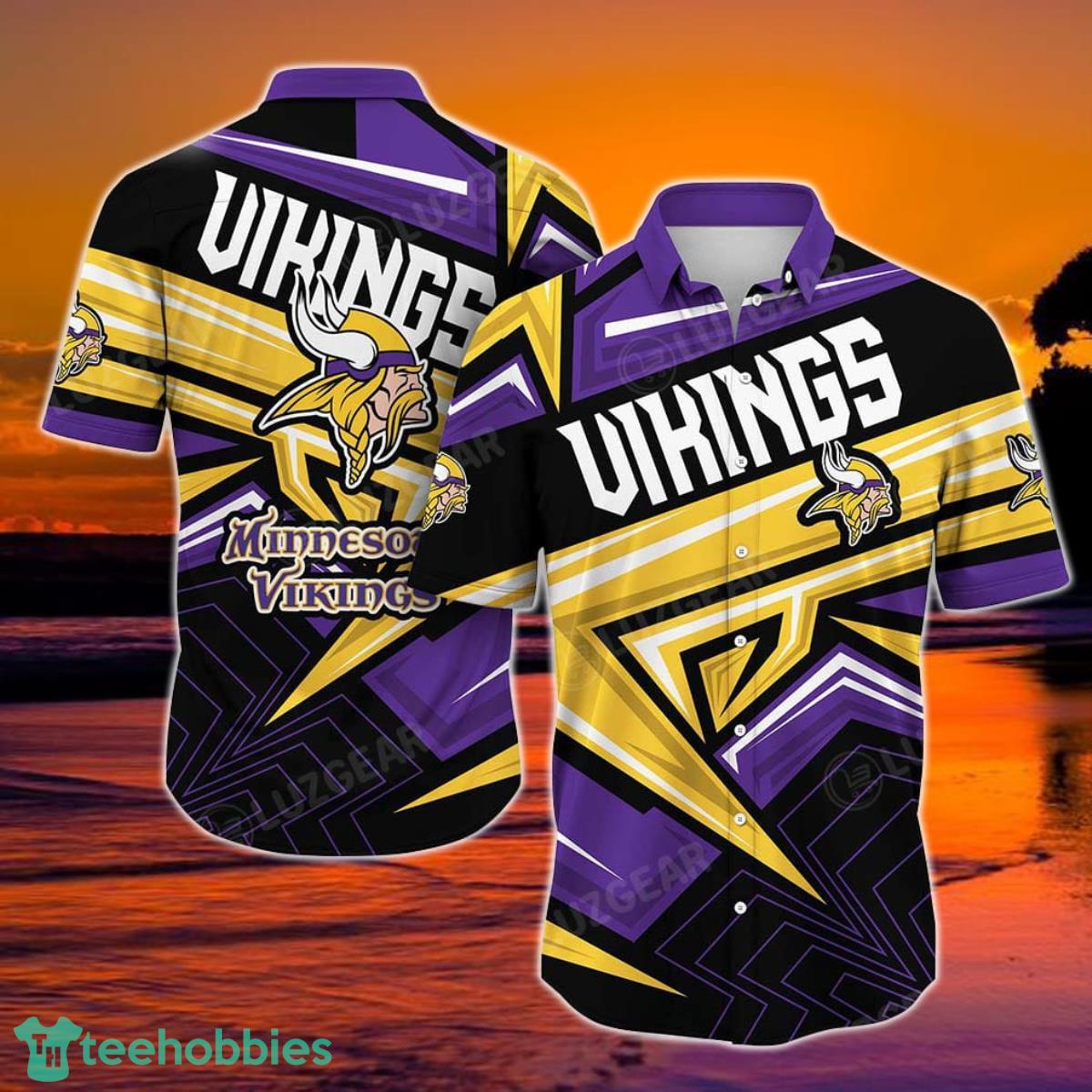 Minnesota Vikings NFL Hawaiian Shirt, Trending Summer For Sports Fans Product Photo 1