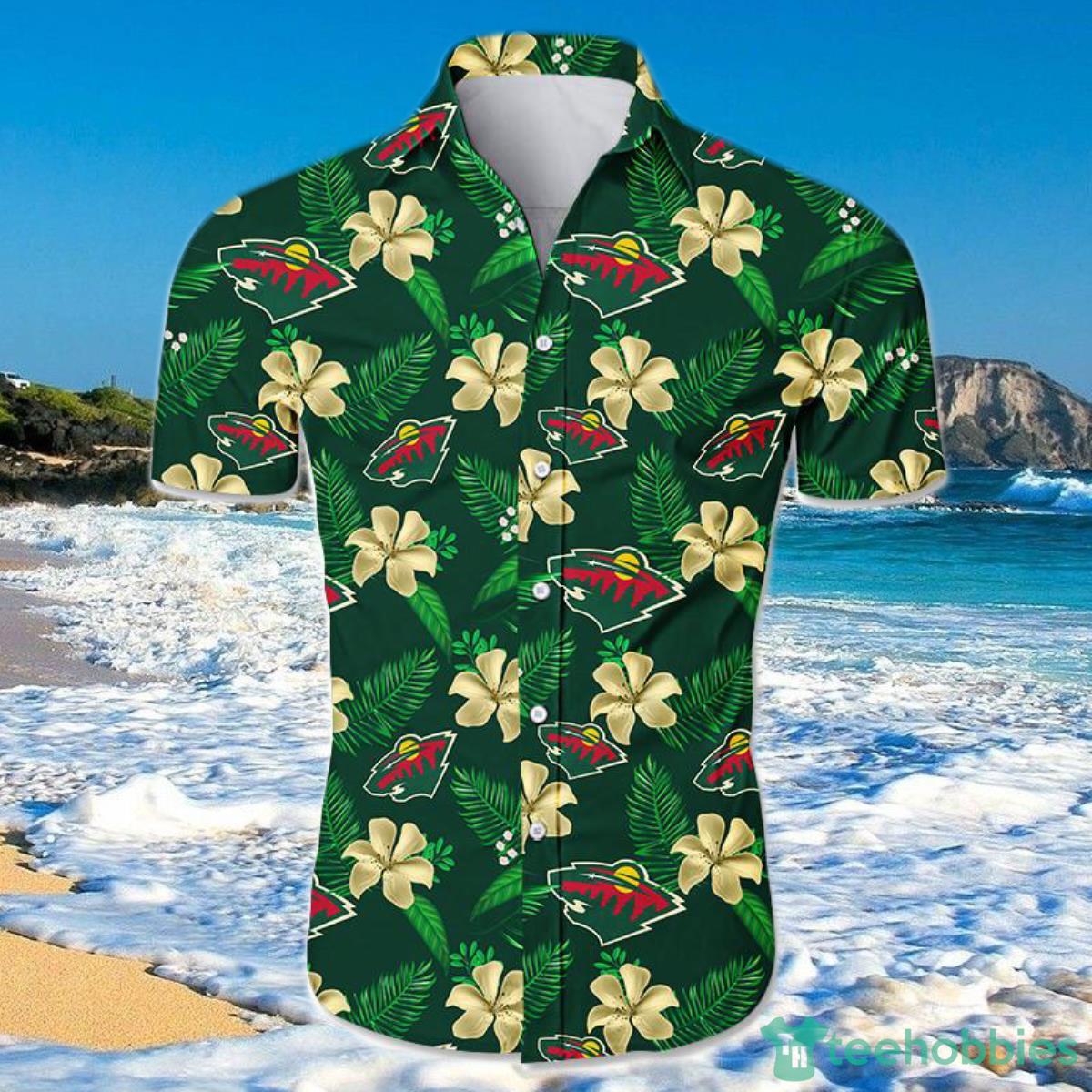 Minnesota Wild Hawaiian Shirt Floral For Men And Women Product Photo 1