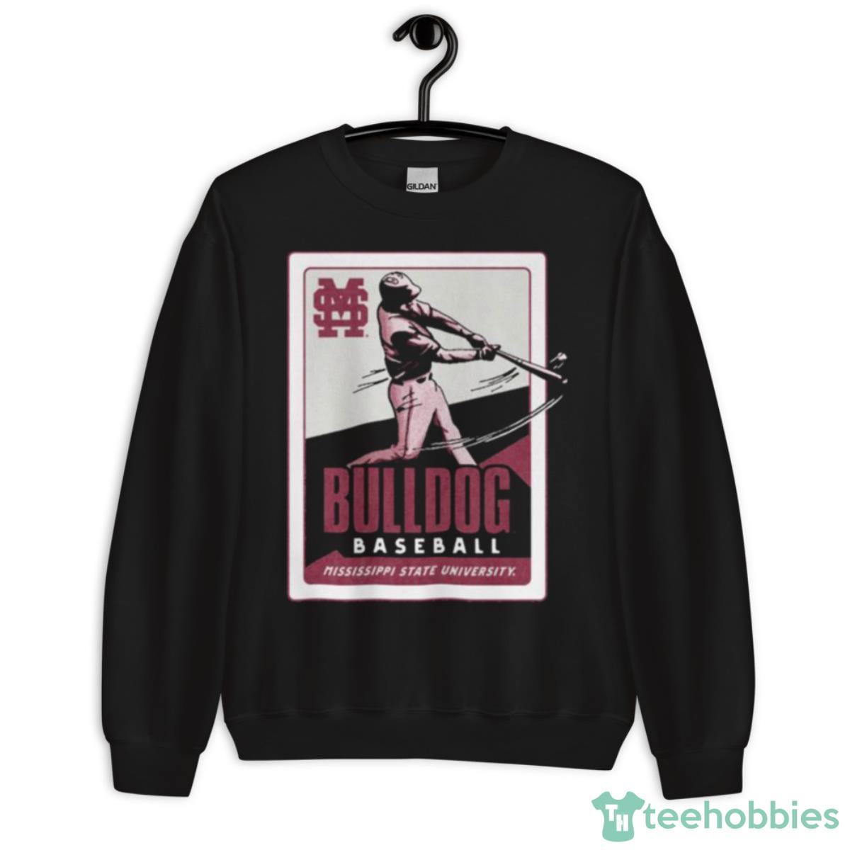 Mississippi State University Baseball Card Pocket Shirt - Unisex Crewneck Sweatshirt