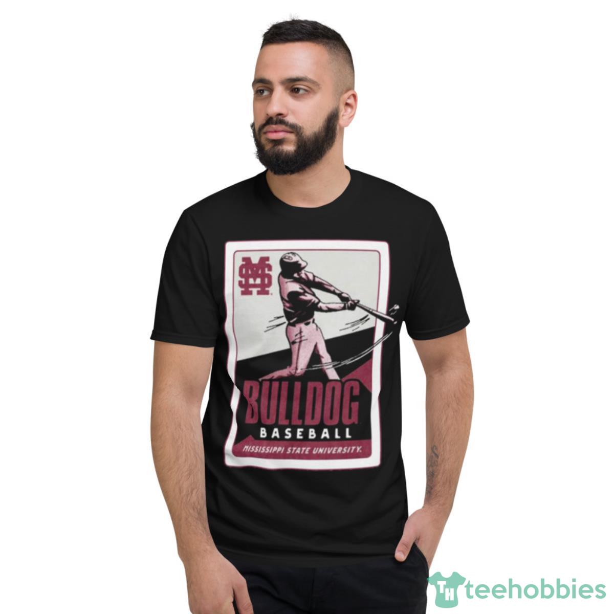 Mississippi State University Baseball Card Pocket Shirt - Short Sleeve T-Shirt