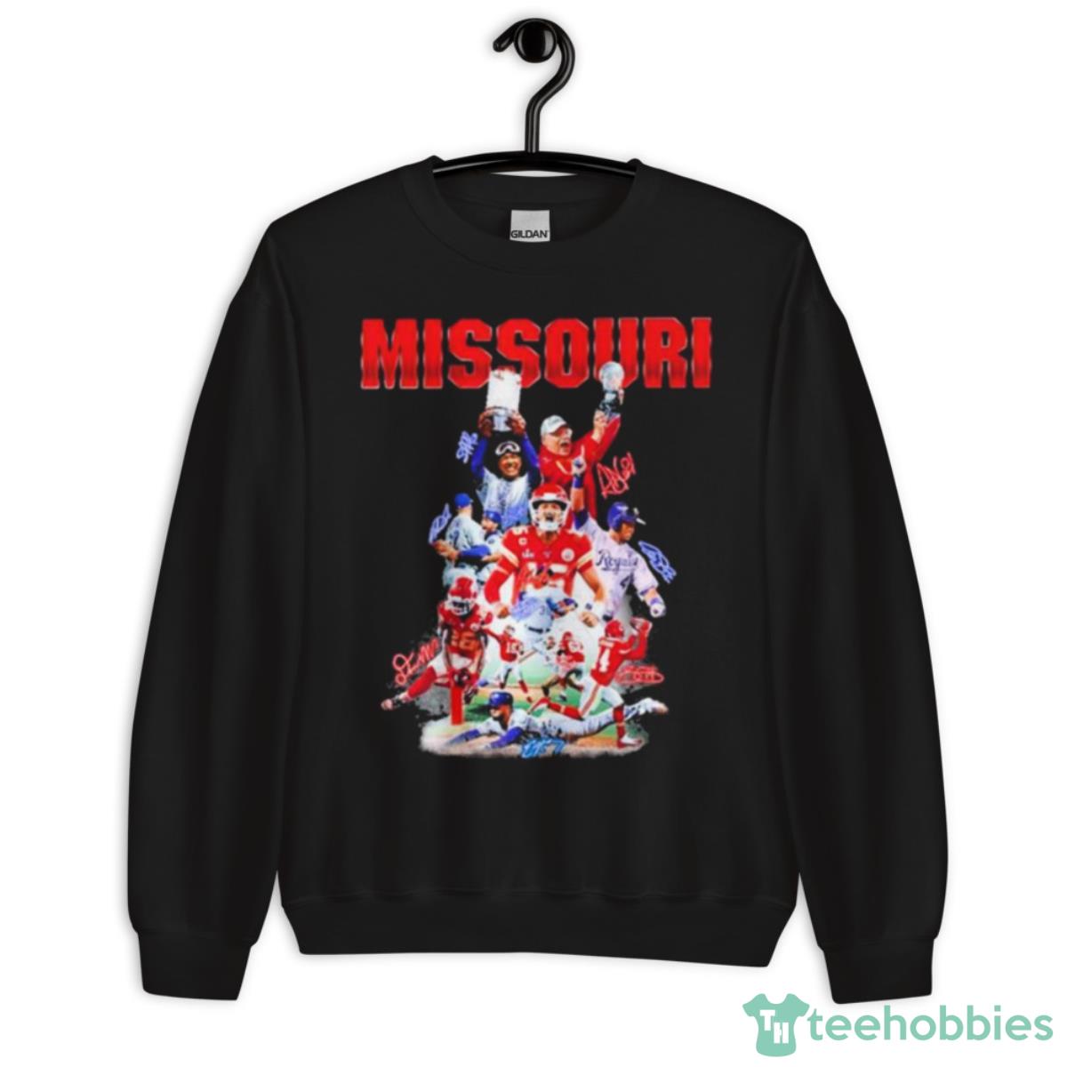 Missouri Vs Dodgers Champions Players Signature Shirt - Unisex Crewneck Sweatshirt