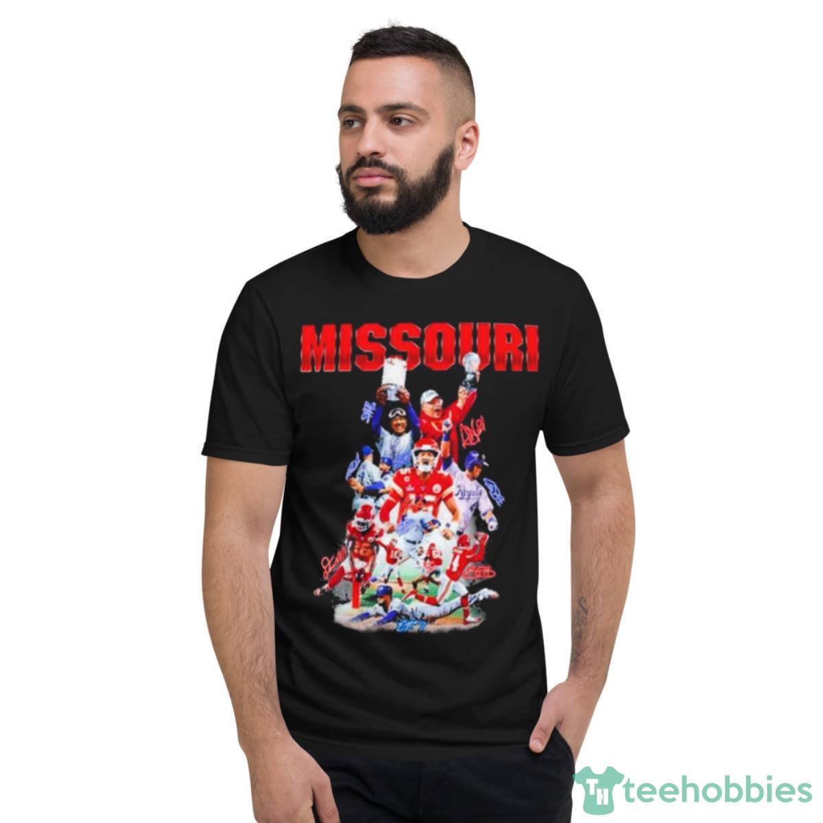 Missouri Vs Dodgers Champions Players Signature Shirt - Short Sleeve T-Shirt