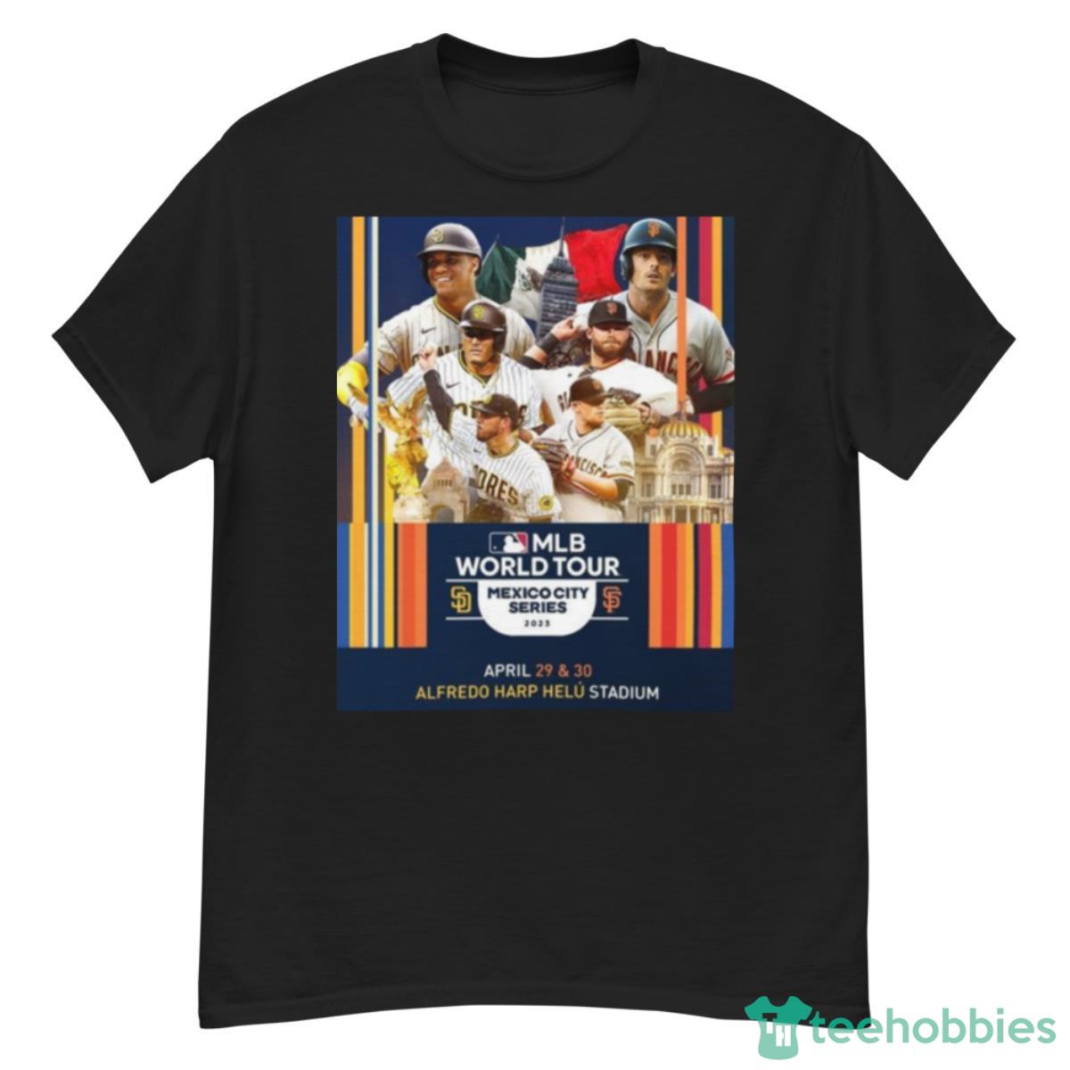 MLB World Tour Mexico City Series 2023 San Diego Padres Vs San Francisco Giants Shirt Product Photo 1