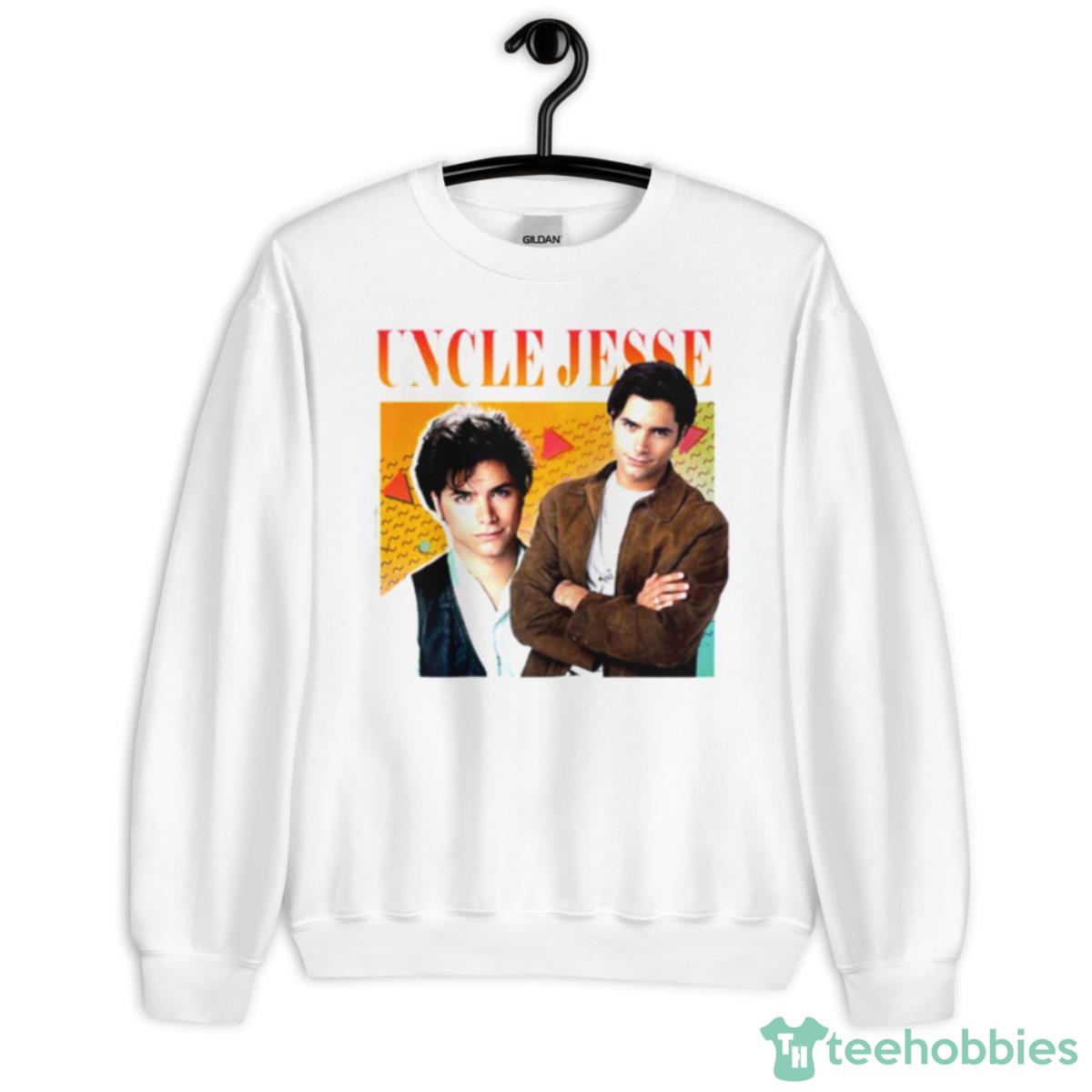 Music Fans Uncle Jesse Tribute Fuller House Shirt - Unisex Heavy Blend Crewneck Sweatshirt