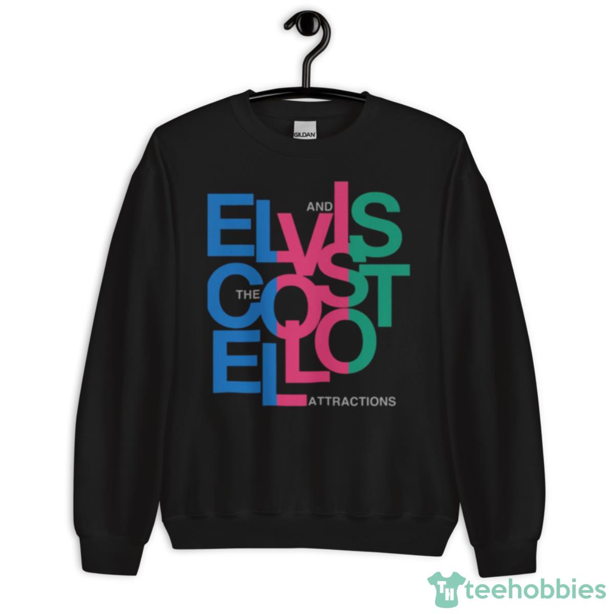 Musician Guitar Elvis Costello Shirt - Unisex Crewneck Sweatshirt