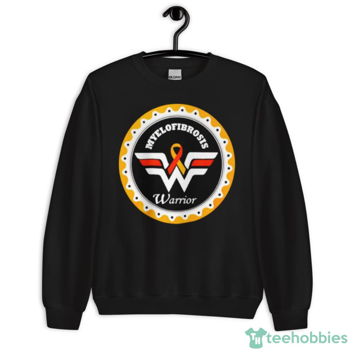 Myelofibrosis Warrior Logo Shirt - Unisex Crewneck Sweatshirt