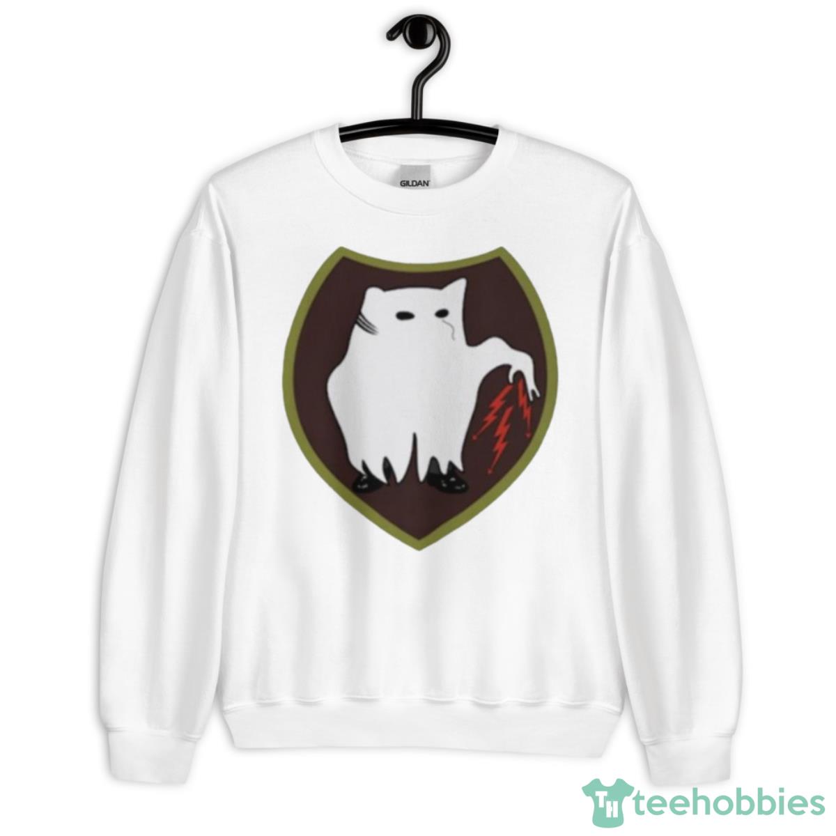 Nafo Ghost Army Shirt - Unisex Heavy Blend Crewneck Sweatshirt