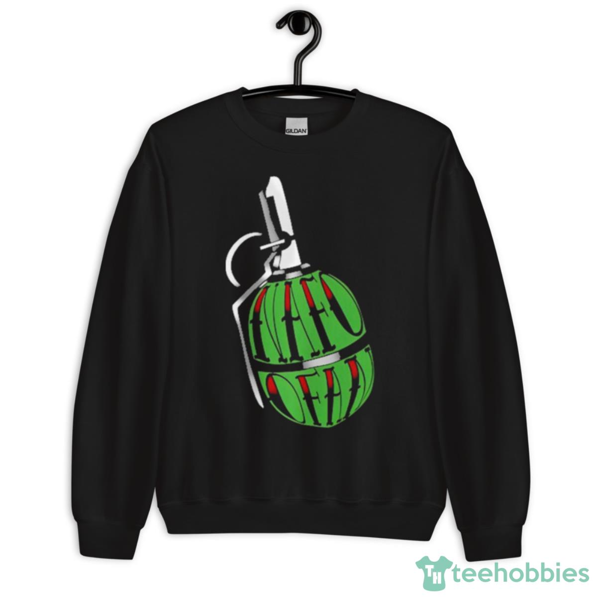 Nafo Store Nafo Grenade Shirt - Unisex Crewneck Sweatshirt