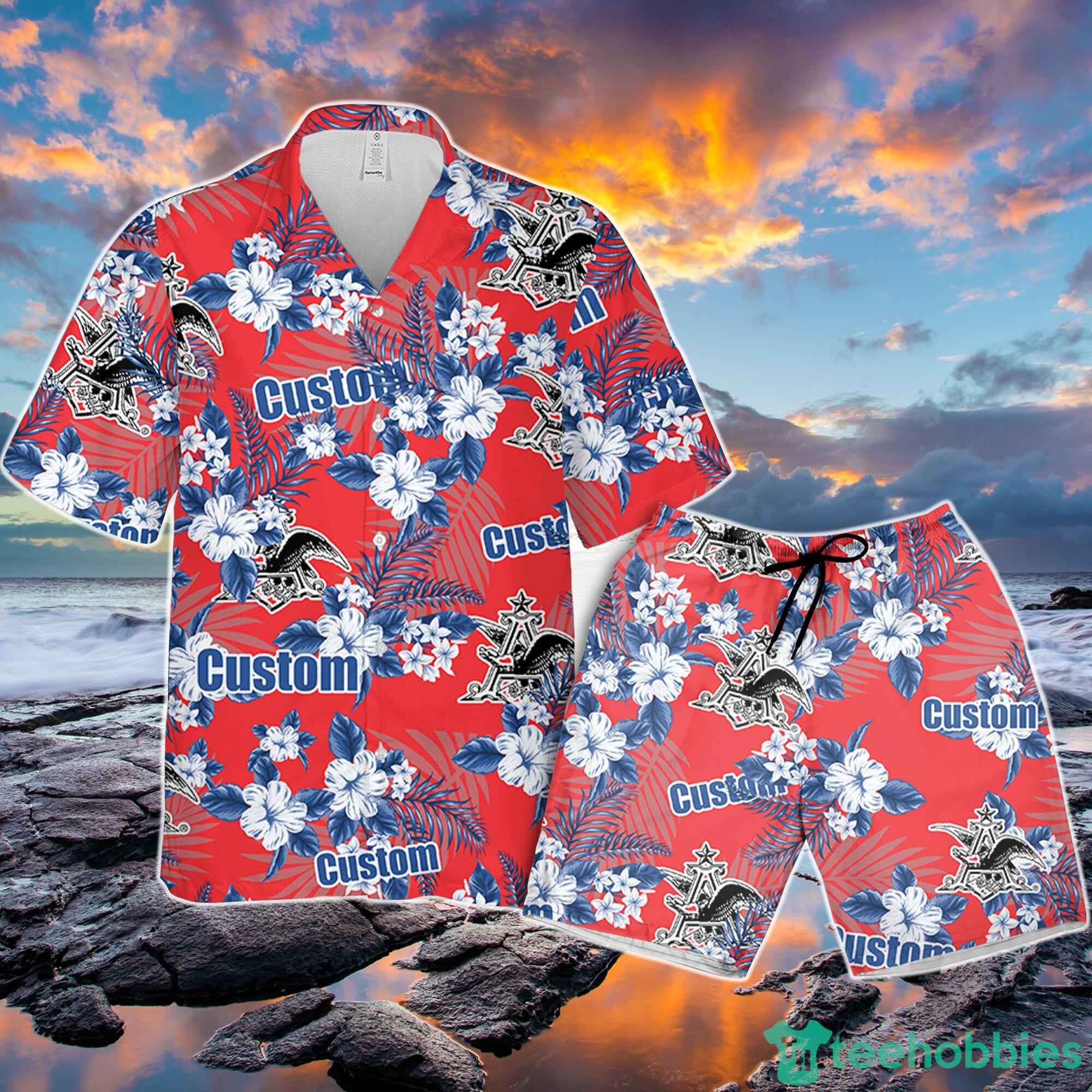 Natural Light Hawaiian Shirt Flowers Pattern Personalized Gift For Him And Her Product Photo 1