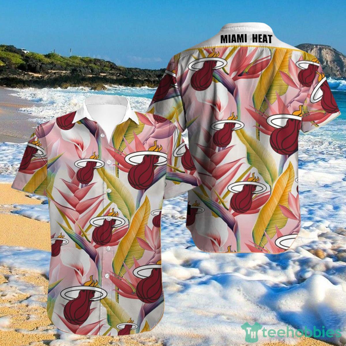 NBA Miami Heat Hawaiian Shirt For Men And Women Product Photo 1