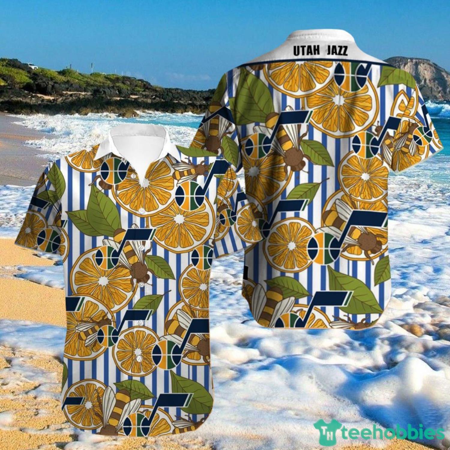 NBA Utah Jazz Hawaiian Shirt For Men And Women Product Photo 1