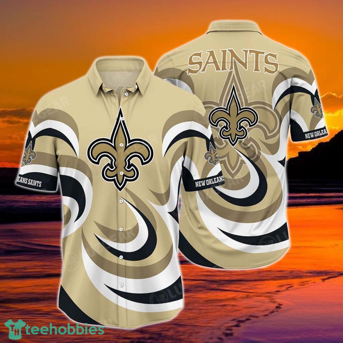 New Orleans Saints NFL Hawaiian Shirt Short Style Hot Trending Summer 3D Product Photo 1