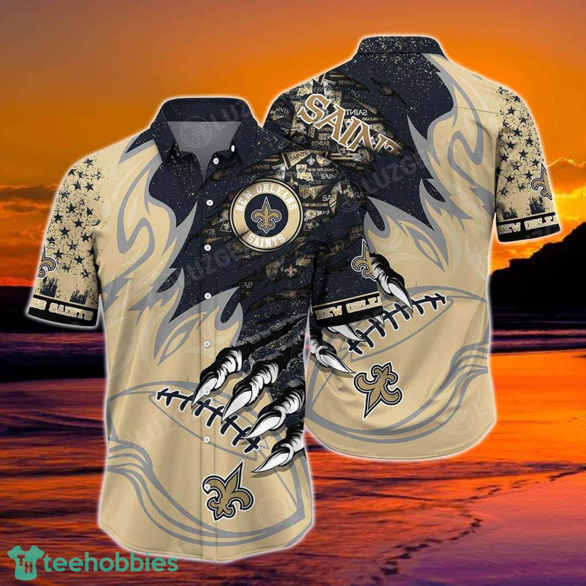 New Orleans Saints NFL Hawaiian Shirt Style Vintage Summer Beach Shirt Best Gift For Fans Product Photo 1