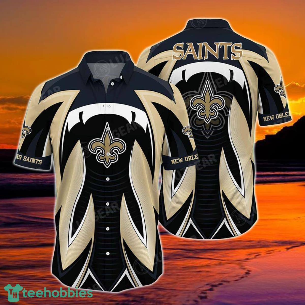 New Orleans Saints NFL Hawaiian Shirt Summer Short Sleeve Button Down Shirt Gift For Best Fans Product Photo 1