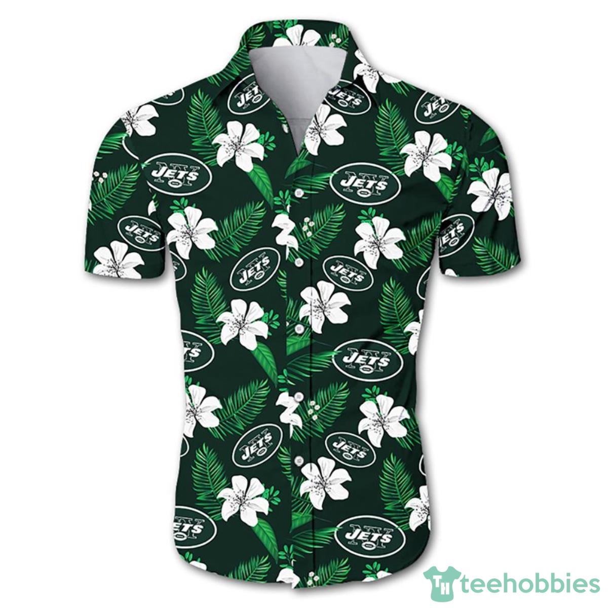 New York Jets Hawaiian Shirt Floral For Men And Women Product Photo 1