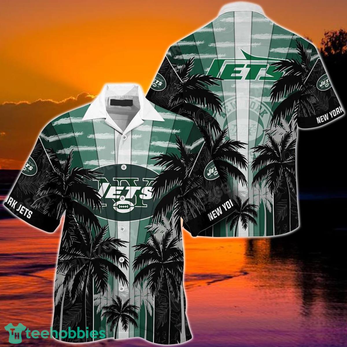 New York Jets NFL Football Hawaiian Shirt, Trending Beach Shirt Style For Big Fans Product Photo 1