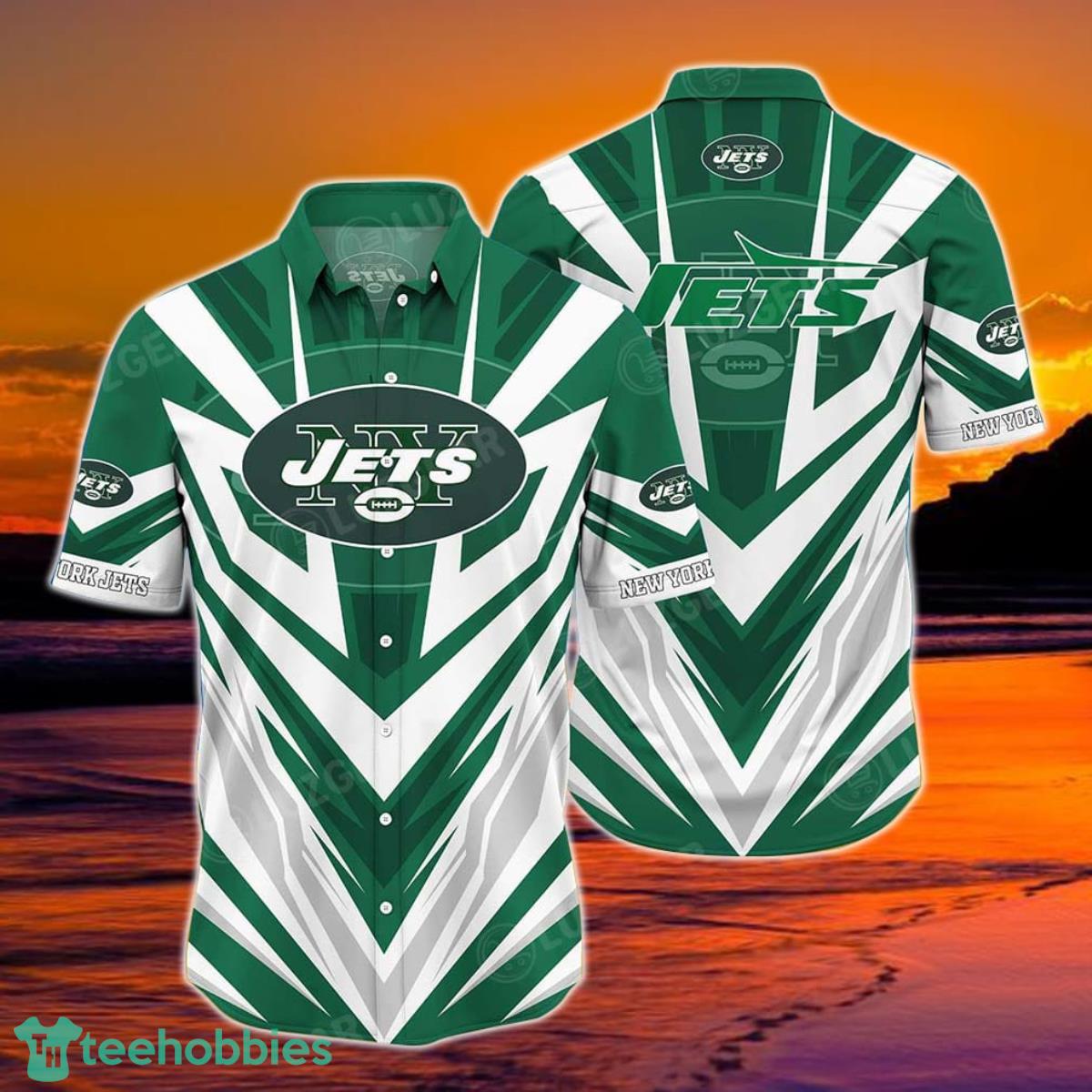 New York Jets NFL Hawaiian Shirt Short Style Hot Summer For Awesome Fans Product Photo 1