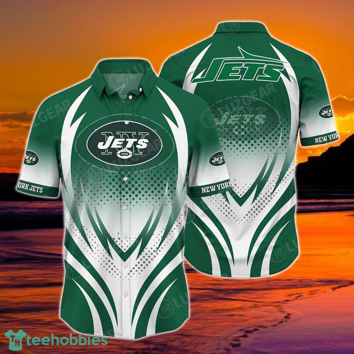 New York Jets NFL Hawaiian Shirt Short Style Hot Trending Summer For Awesome Fans Product Photo 1