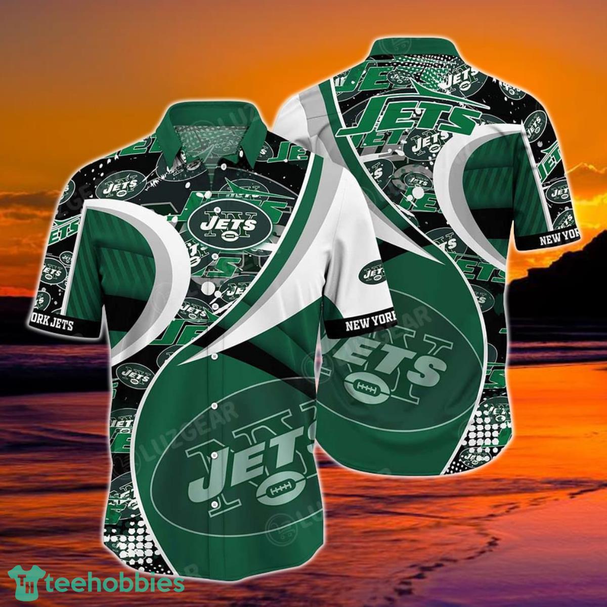 New York Jets NFL Hawaiian Shirt Style Trending Summer For Awesome Fans Product Photo 1