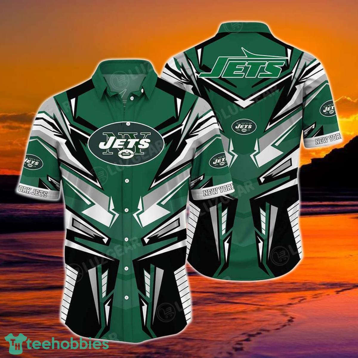 New York Jets NFL Hawaiian Shirt Summer For Awesome Fans Product Photo 1