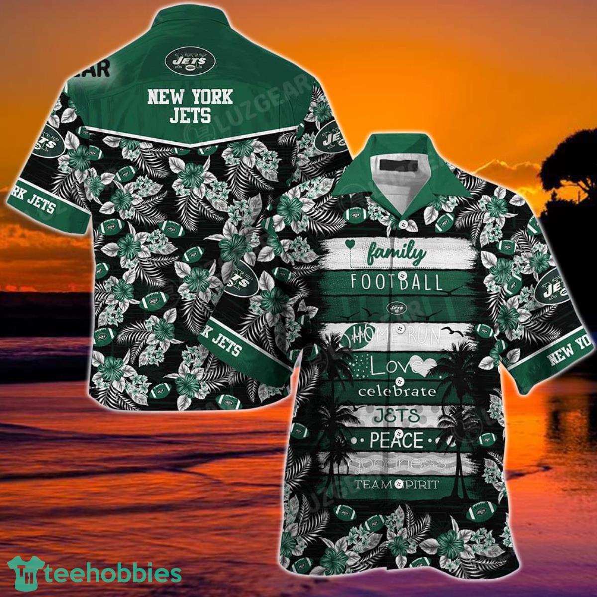 New York Jets NFL Hawaiian Shirt This Summer New Gift For Family Football Product Photo 1