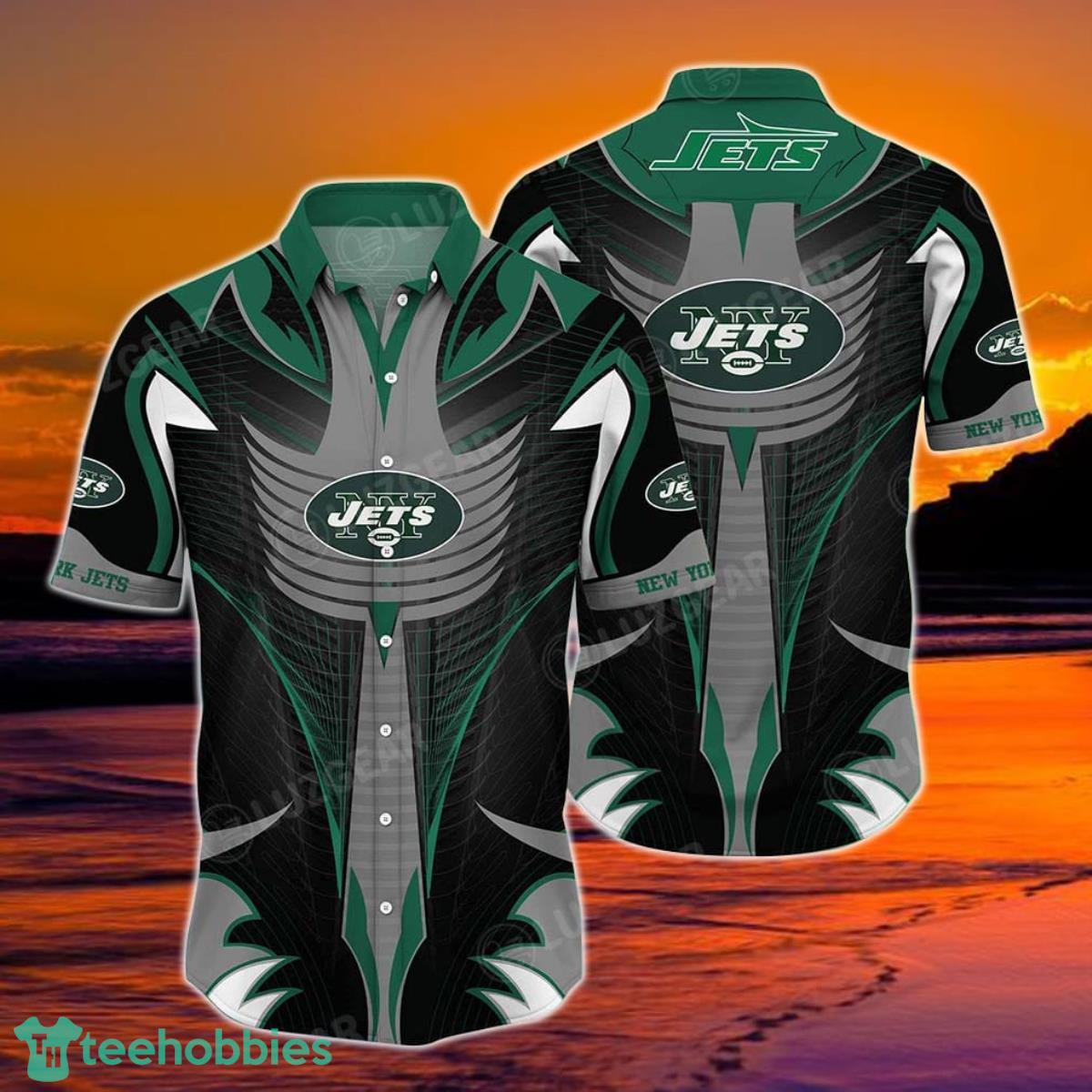 New York Jets NFL Hawaiian Shirt, Trending Beach Shirt Short Style For Awesome Fans Product Photo 1