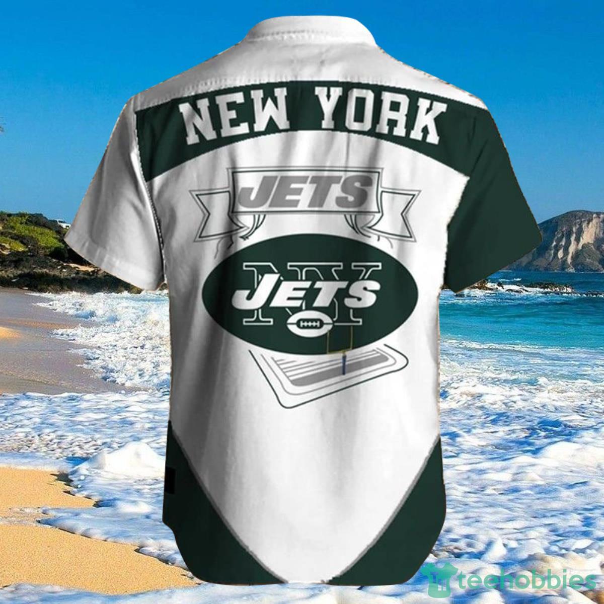 New York Jets Shirts Fireball Hawaiian Shirt Product Photo 2