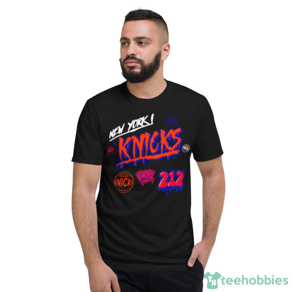 New York Knicks Black Slap Shirt - Short Sleeve T-Shirt