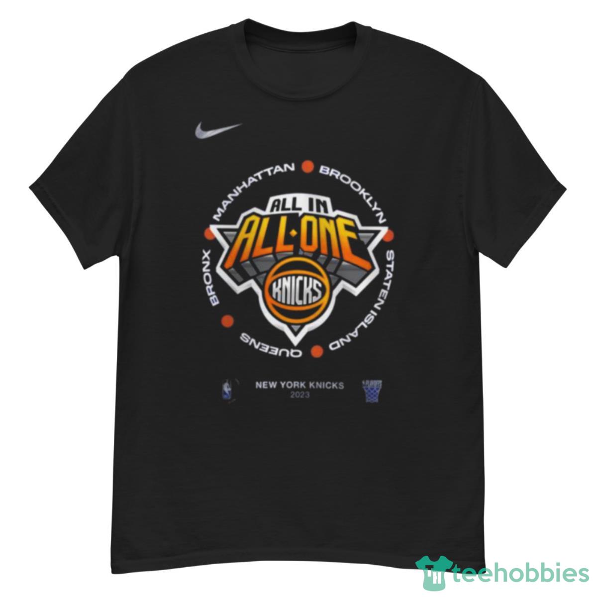 New York Knicks Nike 2023 NBA Playoffs Mantra Shirt - G500 Men’s Classic T-Shirt
