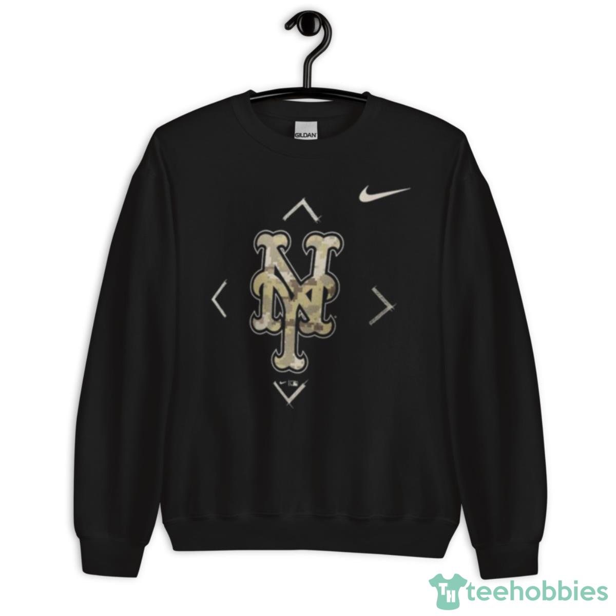 New York Mets Nike 2023 Camo Logo Shirt - Unisex Crewneck Sweatshirt
