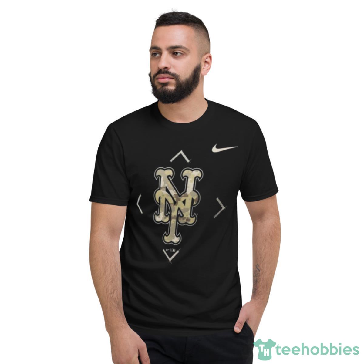New York Mets Nike 2023 Camo Logo Shirt - Short Sleeve T-Shirt