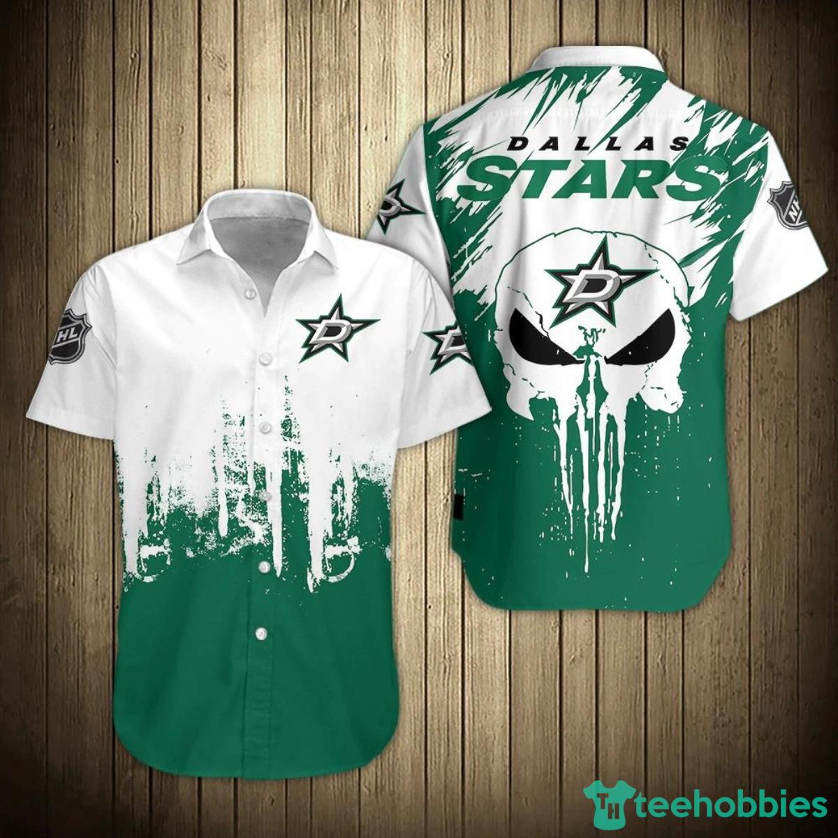 NFL Dallas Stars Shirts Button-Down Short Sleeve Product Photo 1