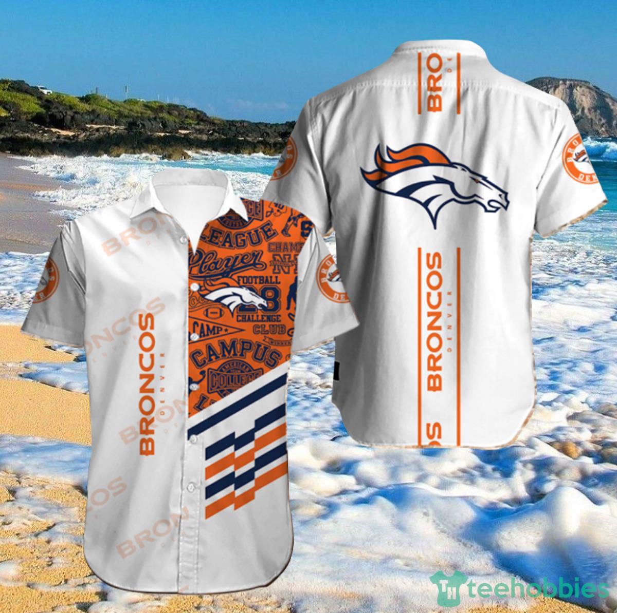 NFL Denver Broncos Hawaiian Shirt Gift For Fan Product Photo 1