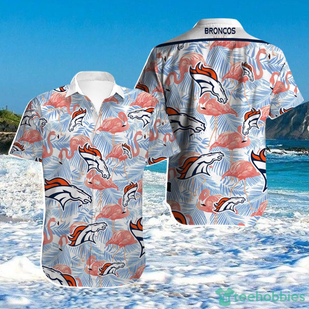 NFL Denver Broncos Hawaiian Shirt Tropical Product Photo 2