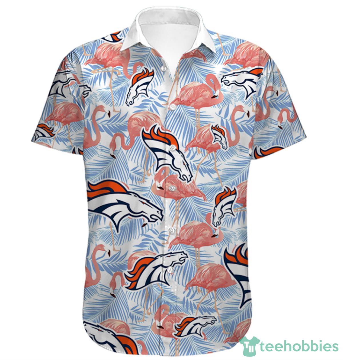 NFL Denver Broncos Hawaiian Shirt Tropical Product Photo 1